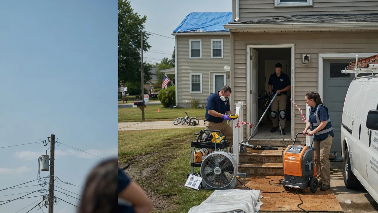Water Damage Repair in La Harpe, KS near me